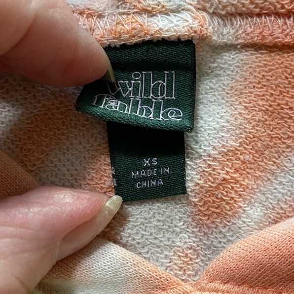 Wild Fable Tie-Dye Hoodie - Orange, Green, Yellow - Picture 2 of 6